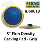 Ferro 8" Firm Grip Backing Pad, J60618