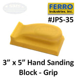 Ferro 2.75" x 5" Hand Sanding Block, Grip, JPS-35