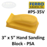 Ferro 2.75" x 5" Hand Sanding Block, PSA, PS-35V