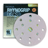 Indasa HT Line Rhynogrip 6" Ultravent Multi-Hole Sanding Discs, 8660 Series, 5