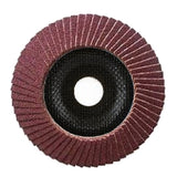Indasa 4.5" x 7/8" Rhyno Flap Alox Discs, Fiberglass Hub, A/O, T29 Conical, 2