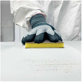 Indasa Rhyno Sponge Double Sided Hand Sanding Pads In Action, 1