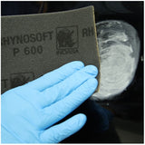 Indasa Rhynosoft Pre-Cut Foam Hand Sanding Pads, Boxed Dispenser Rolls, 13