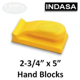 Indasa 2.75" x 5" Hand Sanding Grip Blocks, 9100, 2