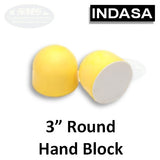 Indasa 3" Round Hand Sanding Grip Block, 9000