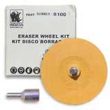 Indasa Eraser Wheel Kit, 8100, 2