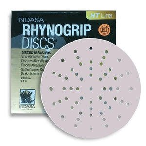 Indasa HT Line Rhynogrip 6" Ultravent Multi-Hole Sanding Discs, 8660 Series, 2