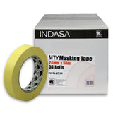 Indasa MTY Premium Masking Tape, 24mm (~1"), 565957, case