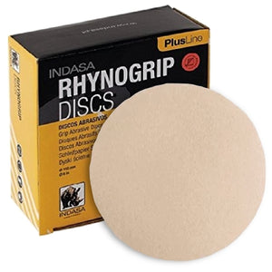 Indasa PlusLine Rhynogrip 6" Solid Sanding Disc Collection, 1061 Series
