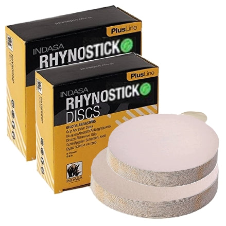 Indasa PlusLine Rhynostick Solid PSA Sanding Disc Collection