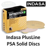 Indasa PlusLine Rhynostick Solid PSA Sanding Disc Collection