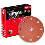 Indasa RedLine Rhynogrip 6" 9-Hole (for Festool) Sanding Discs, 690 Series