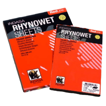 Indasa RedLine Rhynowet Wet/Dry Sanding Sheets, 6 & 7 Series