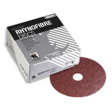Indasa 4.5" Rhynofibre Alum-Oxide Silver Grinding Discs, 4500 Series