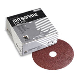 Indasa 5" Rhynofibre Alum-Oxide Silver Grinding Discs, 1000 Series