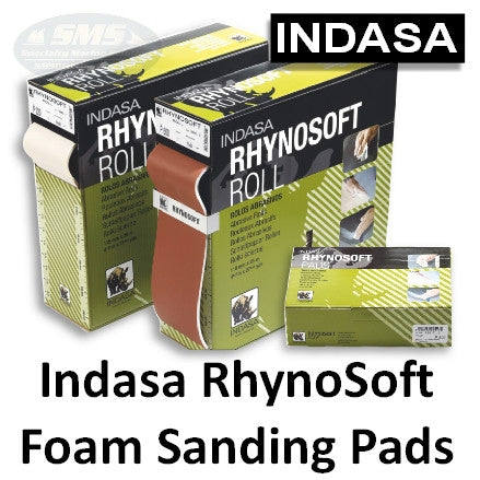 Indasa Rhyno Sponge Double Sided Hand Sanding Pads, Fine Grit