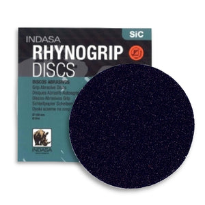 Indasa 6" Rhynogrip SiC Silicon Carbide Solid Sanding Discs, 60SC Series