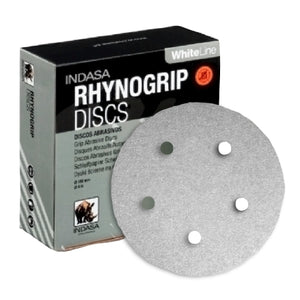 Indasa WhiteLine Rhynogrip Vacuum Sanding Disc Collection