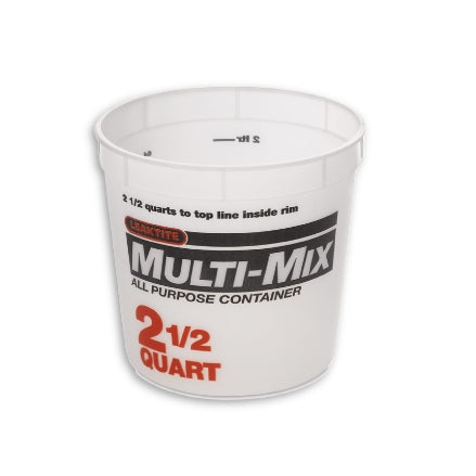 Leaktite 2.5 Quart Multi-Mix Container