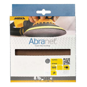 Mirka Abranet 6" Grip Sanding Discs, Retail Packs, 9A-241-RP Series