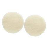 Mirka 3" Electrified Lambs Wool Polishing Buff Pad, 2-Pack, MPADLW-3RP