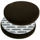 Mirka 6" Black Flat Foam Finessing Pad, 2-Pack, MPADBF-6F