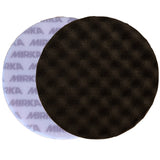 Mirka 6" Black Waffle Foam Finessing Pad, 2-Pack, MPADBF-6W