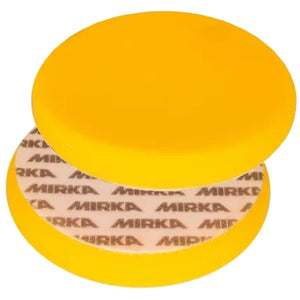 Mirka 6" Yellow Flat Foam Cutting Pad, 2-Pack, MPADYF-6