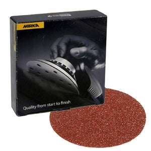 Mirka Coarse Cut 5" Solid Grip Sanding Discs, 40-612 Series