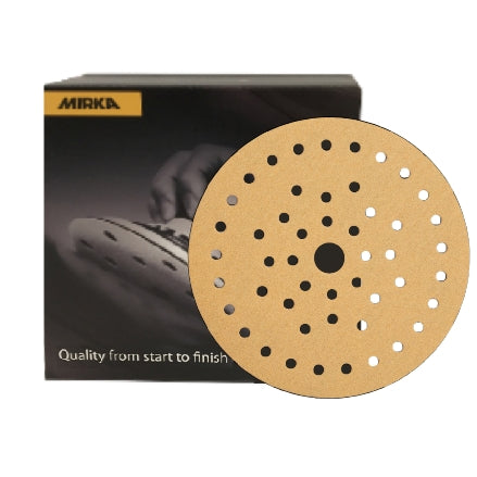 Mirka Gold 150mm Grip 7H P60 Sanding Discs Mirka Gold 150mm Grip 7H P60 Sanding Discs