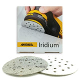 Mirka Iridium 3" 77mm 20-Hole Grip Sanding Discs, 24-3MH Series, 4
