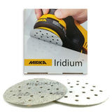 Mirka Iridium 3" 77mm 20-Hole Grip Sanding Discs, 24-3MH Series