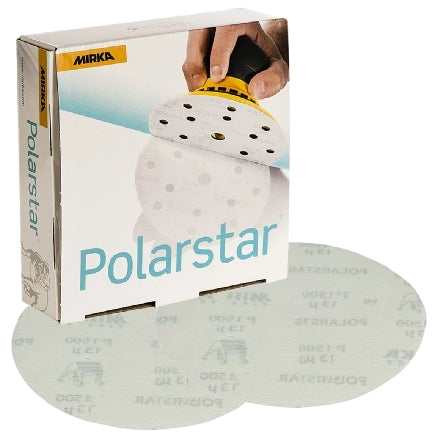 Mirka Polarstar 6 Inch Solid Grip Sanding Discs, 1