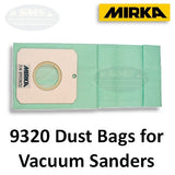 Mirka Paper Dust Bag Inserts for ROS Sanders, 10-Pack, MPA0465/9320, 2