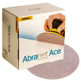 Mirka Abranet Ace 6" Grip Sanding Discs, AC-241 Series