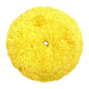 Mirka 7.5" Yellow Acrylic Wool Blend Polishing Grip Buff Pad, MPADTWY-7.5-1.5