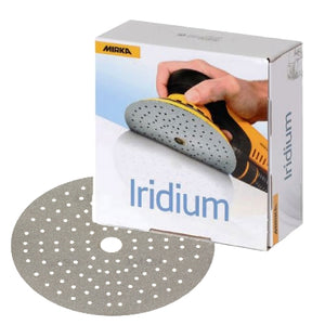 Mirka Iridium 5" Grip Sanding Discs, 24-5MH Series