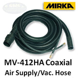 Mirka 18' Coaxial Air Supply/Vacuum Hose, MV-412HA, 2