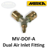 Mirka Dual Operator Air Inlet Fitting, MV-DOF-A