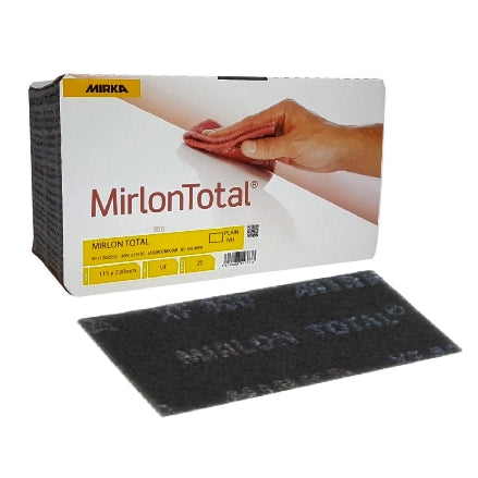 Produktbild von Mirka Mirlon Total Handschleifpads – Ultra Fine 1500, 3 Stück, 115x230 Mm, Für Nass- Und Trockenschliff Von Holz, Metall, Lack & Kunststoff