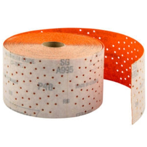 Norton A995 Blaze 2.75" Multi-Air Cyclonic Vacuum NorGrip Sanding Rolls, 80 Grit