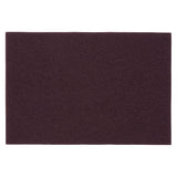 Norton Bear-Tex 747 Maroon Very Fine Non-Woven Perforated Hand Pads, 74700, 2
