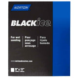 Norton Black Ice T214/T401 9" x 11" Wet/Dry Sanding Sheets, 2