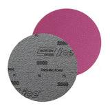 Norton Q255 3" Foam Finishing NorGrip Discs, Magenta 2,000 Grit, Front and Back