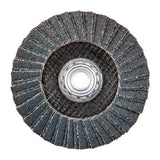 Norton Flap Disc Metal R828 ZA, 4.5" x 5/8-11", Fiberglass Hub, Flat T27, Zirc, 2