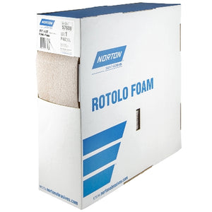 Norton Rotolo Foam Sanding Rolls, 4.5" x 82' Perforated, A2750
