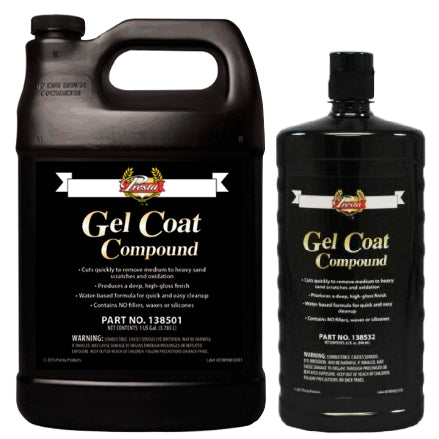 Presta Gel Coat Compound Collection