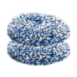 RUPES 7" ROTARY Twisted Lambs Wool Blue Polishing Pad for LH19E Rotary Tool with 5" Backing Plate, 9.BL180H, 2