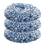RUPES 7" ROTARY Twisted Lambs Wool Blue Polishing Pad for LH19E Rotary Tool with 5" Backing Plate, 9.BL180H, 3