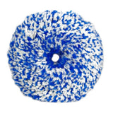 RUPES 8" ROTARY Twisted Lambs Wool Blue Polishing Pad for LH19E Rotary Tool with 6" Backing Plate, 9.BL200H, 4